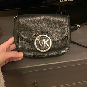 Black Michael Kors crossbody purse
